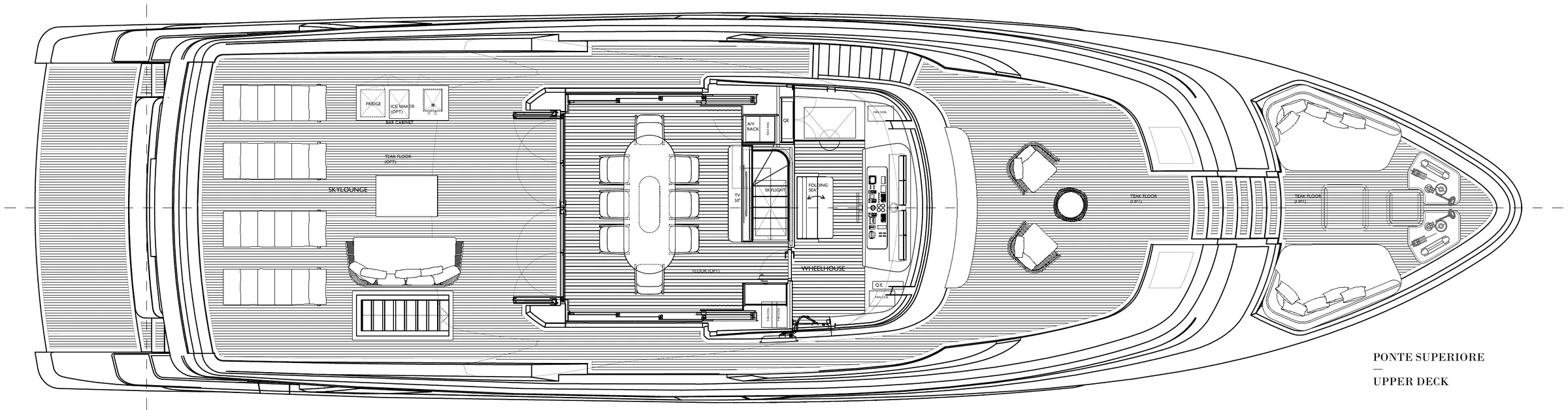 Upper deck general arrangement